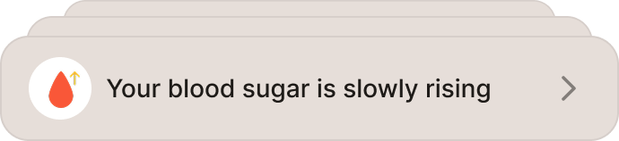App showing metabolic phases